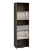 ERE V645 kancelářská skříň, 1-zásuvková/5 niky, 2000x600x400, metalická